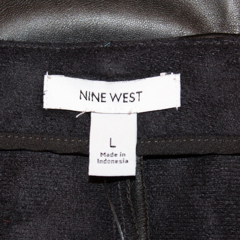 Nine West faux leather skirt (women’s L) (NWT) - Picture 9 of 11